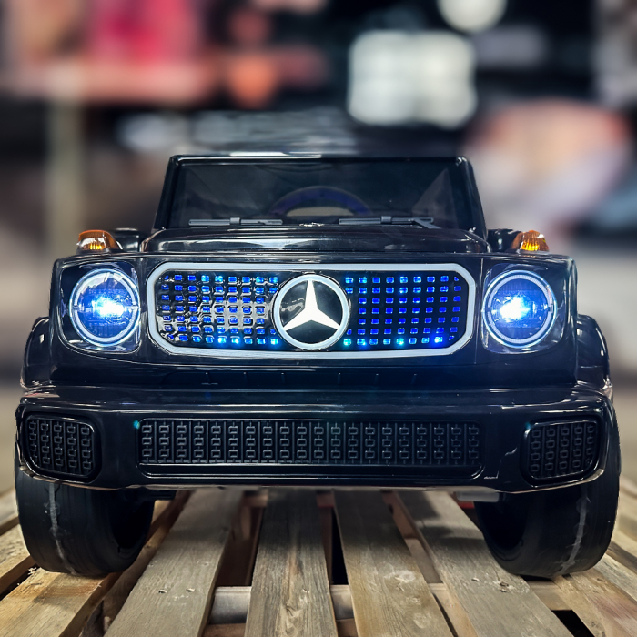 Ride-on car for children licensed Mercedes EQG, 140W, 12V 9Ah, Premium, black [13]