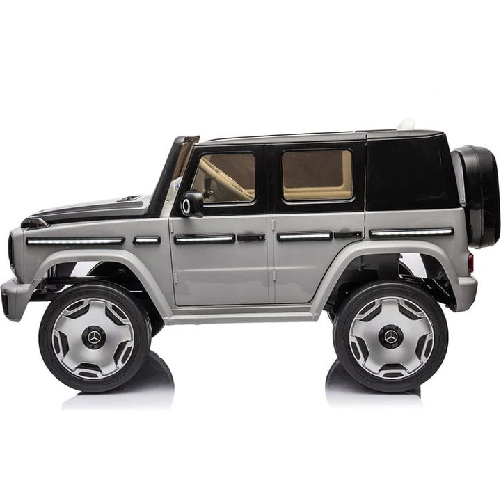 Ride-on car for children licensed Mercedes EQG, 140W, 12V 9Ah, Premium, gray [4]