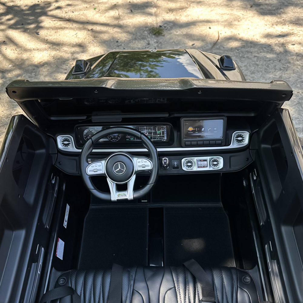 Licensed ride-on car for children Mercedes G63, with 2 seats, 4x4, 800W, 24V-14Ah, Mp3, black [16]
