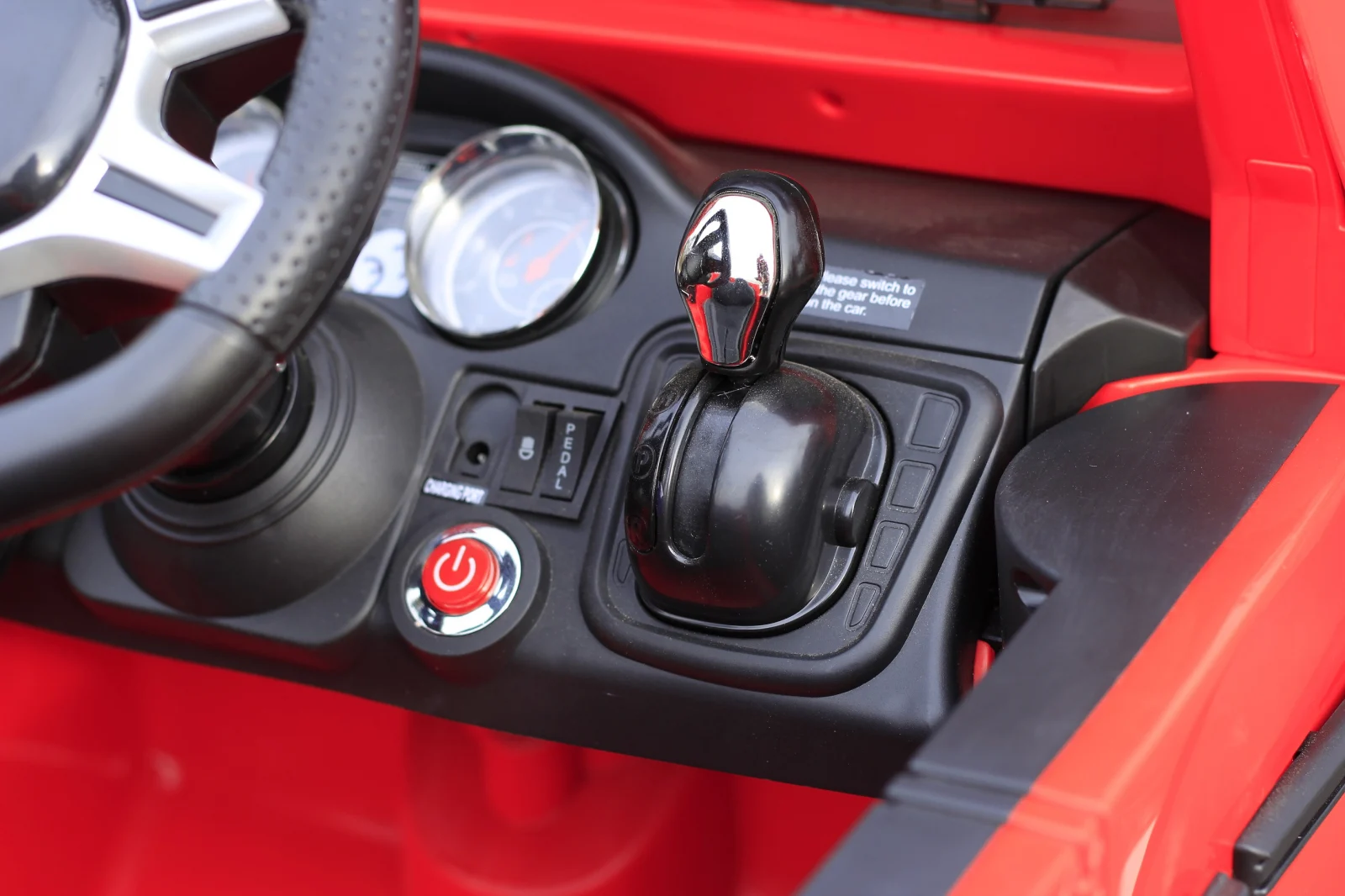 Licensed Ride On kids electric car Mercedes G63, premium, 6x6, 270W, with adult seat, red [4]