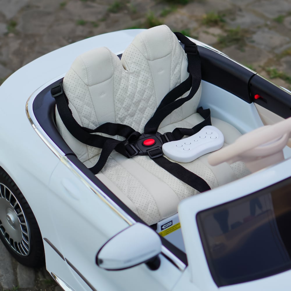 Licensed ride-on car for children Mercedes S650 MAYBACH, 90W, 12V, premium, white [13]
