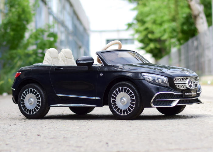 Licensed ride-on car for children Mercedes S650 MAYBACH, 90W, 12V, premium, black [4]