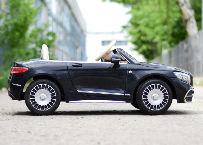 Licensed ride-on car for children Mercedes S650 MAYBACH, 90W, 12V, premium, black [5]