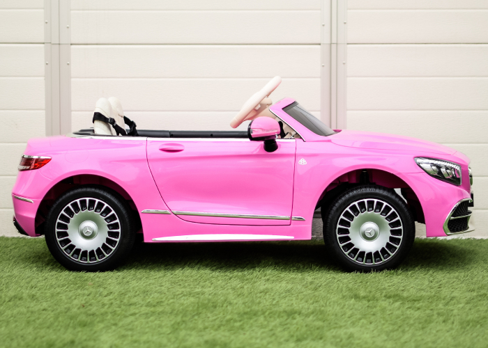 Licensed ride-on car for children Mercedes S650 MAYBACH, 90W, 12V, premium, pink [8]
