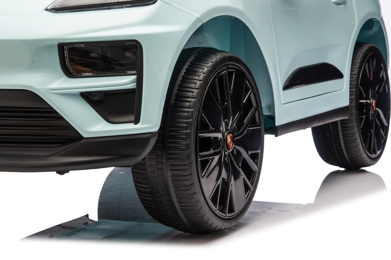 Porsche Macan Electric Ride-On Car for Children, 140W, 12V, EVA Wheels, Eco-Leather Seat, Premium Edition, Blue [4]