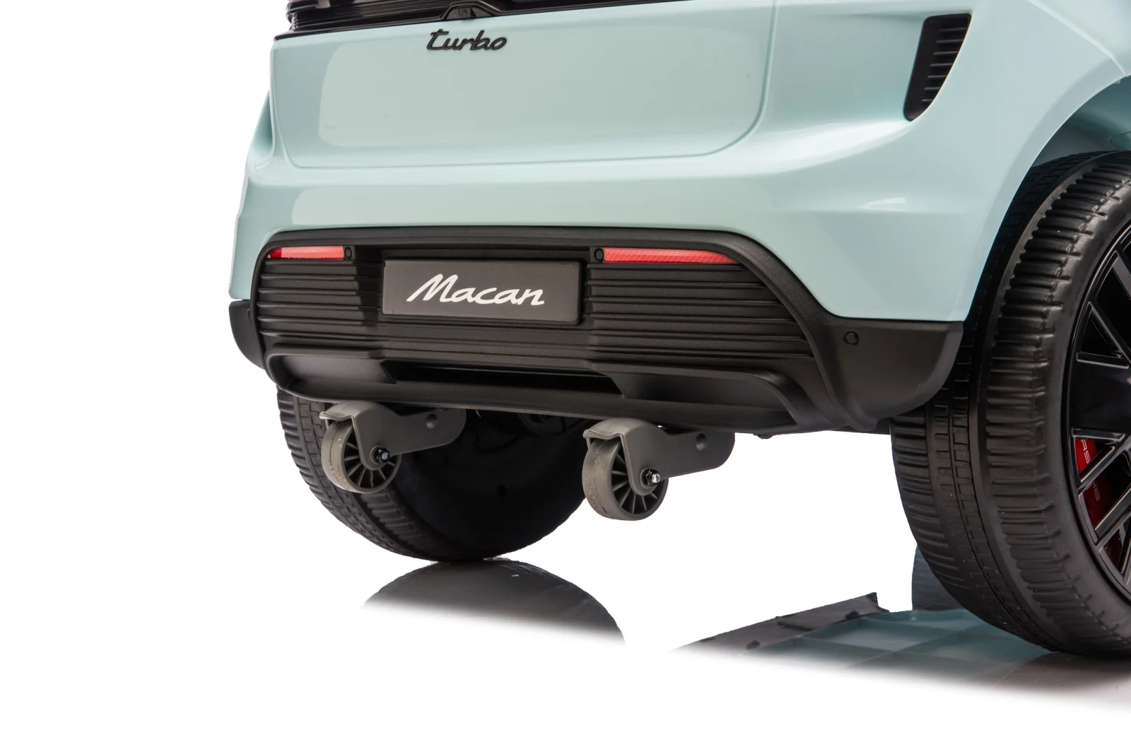 Porsche Macan Electric Ride-On Car for Children, 140W, 12V, EVA Wheels, Eco-Leather Seat, Premium Edition, Blue [3]