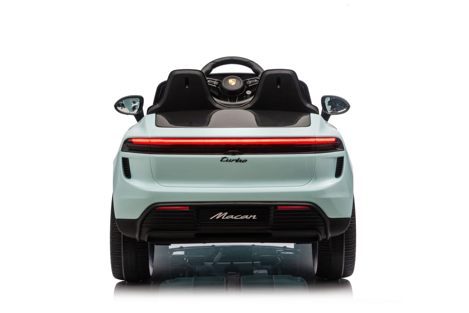 Porsche Macan Electric Ride-On Car for Children, 140W, 12V, EVA Wheels, Eco-Leather Seat, Premium Edition, Blue [17]