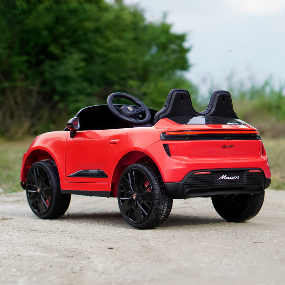 Masinuta electrica pentru copii, Porsche Macan, 140W 12V, premium, rosie [8]