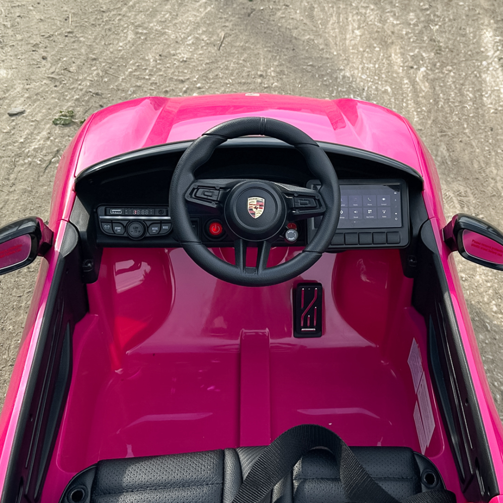 Masinuta electrica pentru copii, Porsche Macan, 140W 12V, premium, roz [16]