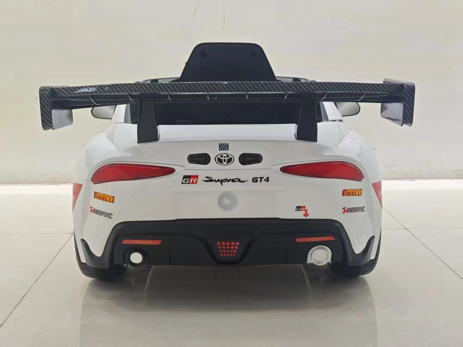 Toyota Supra GR Electric Ride-On Car for Kids, 12V 90W, White [5]