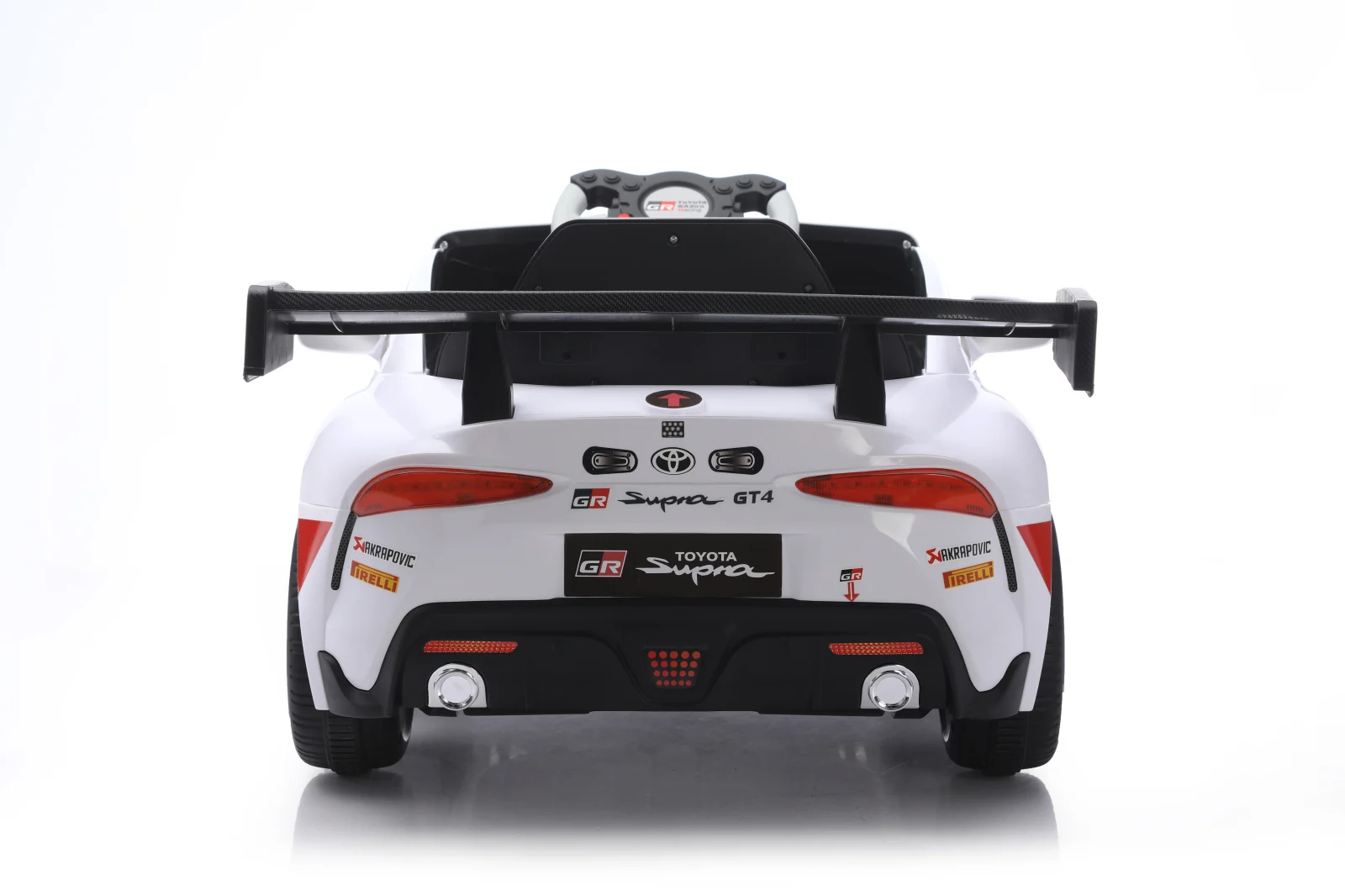 Toyota Supra GR Electric Ride-On Car for Kids, 12V 90W, White [7]