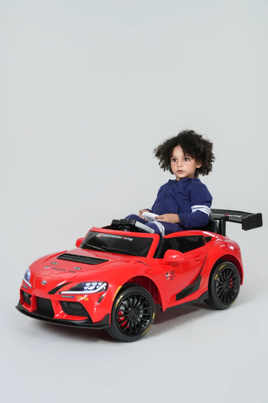 Toyota Supra GR Electric Ride-On Car for Kids, 12V 90W, red [7]