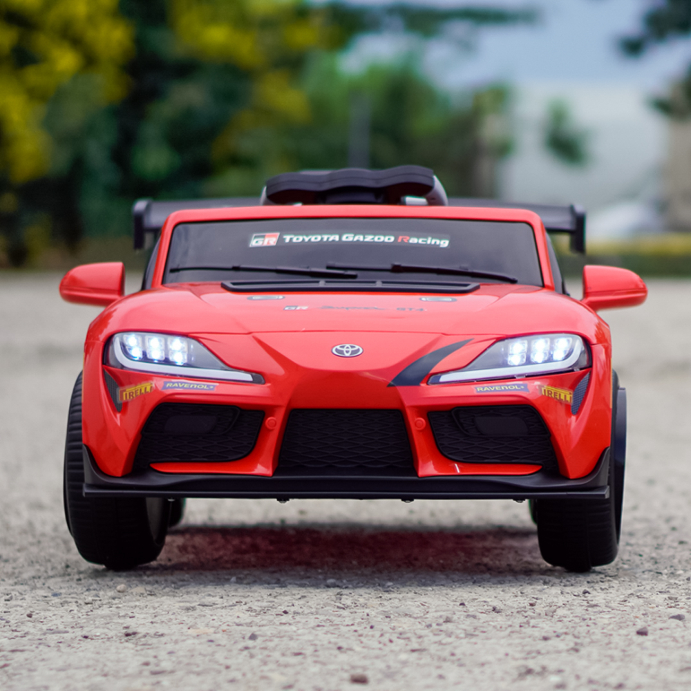 Toyota Supra GR Electric Ride-On Car for Kids, 12V 90W, red [3]