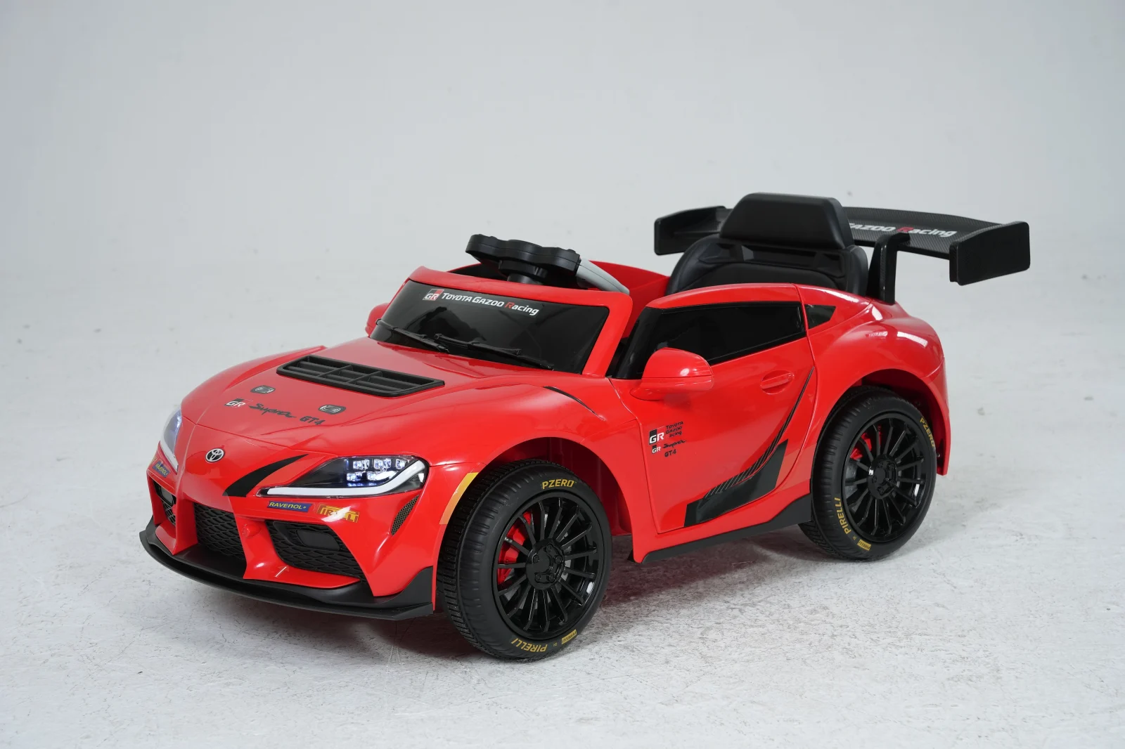 Toyota Supra GR Electric Ride-On Car for Kids, 12V 90W, red [3]