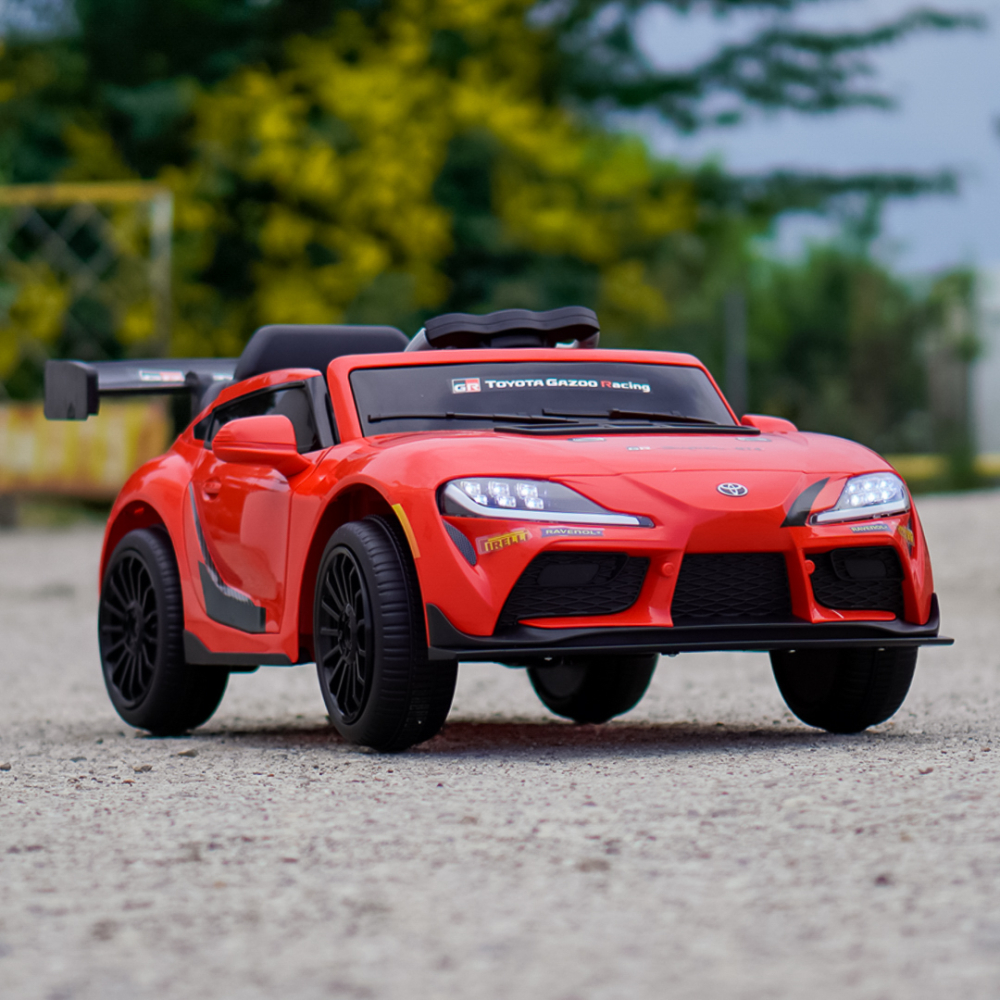 Toyota Supra GR Electric Ride-On Car for Kids, 12V 90W, red [2]