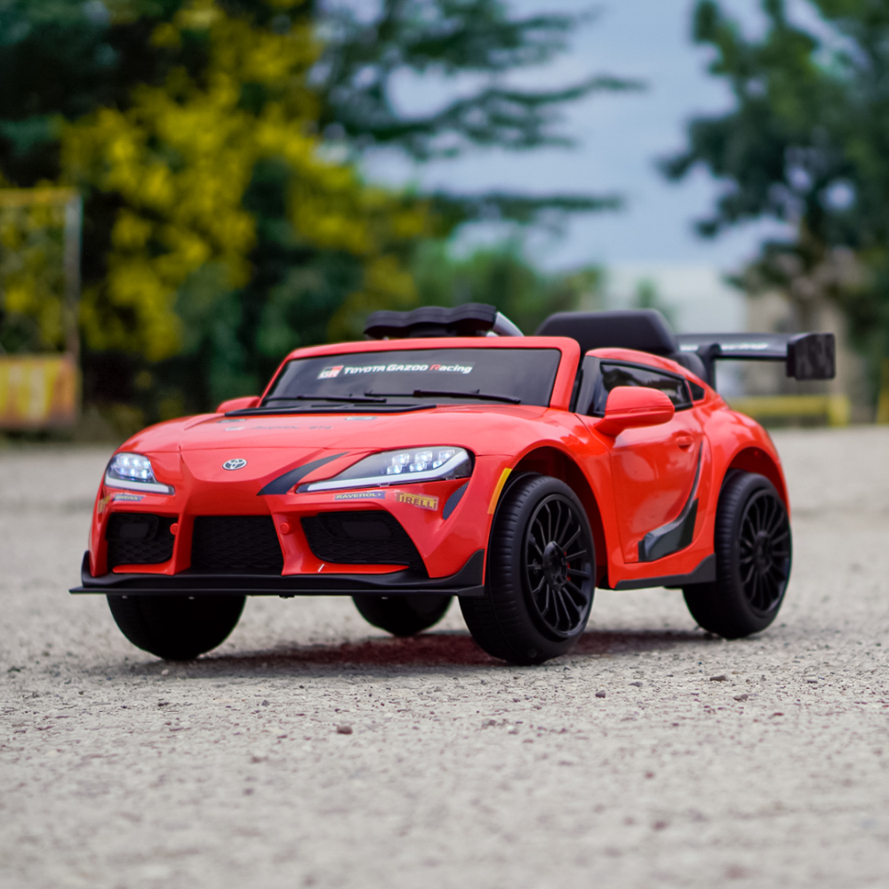 Toyota Supra GR Electric Ride-On Car for Kids, 12V 90W, red [4]