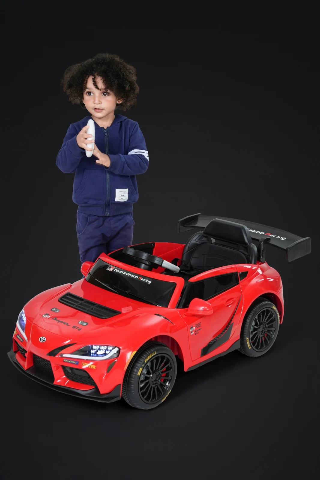 Toyota Supra GR Electric Ride-On Car for Kids, 12V 90W, red [6]