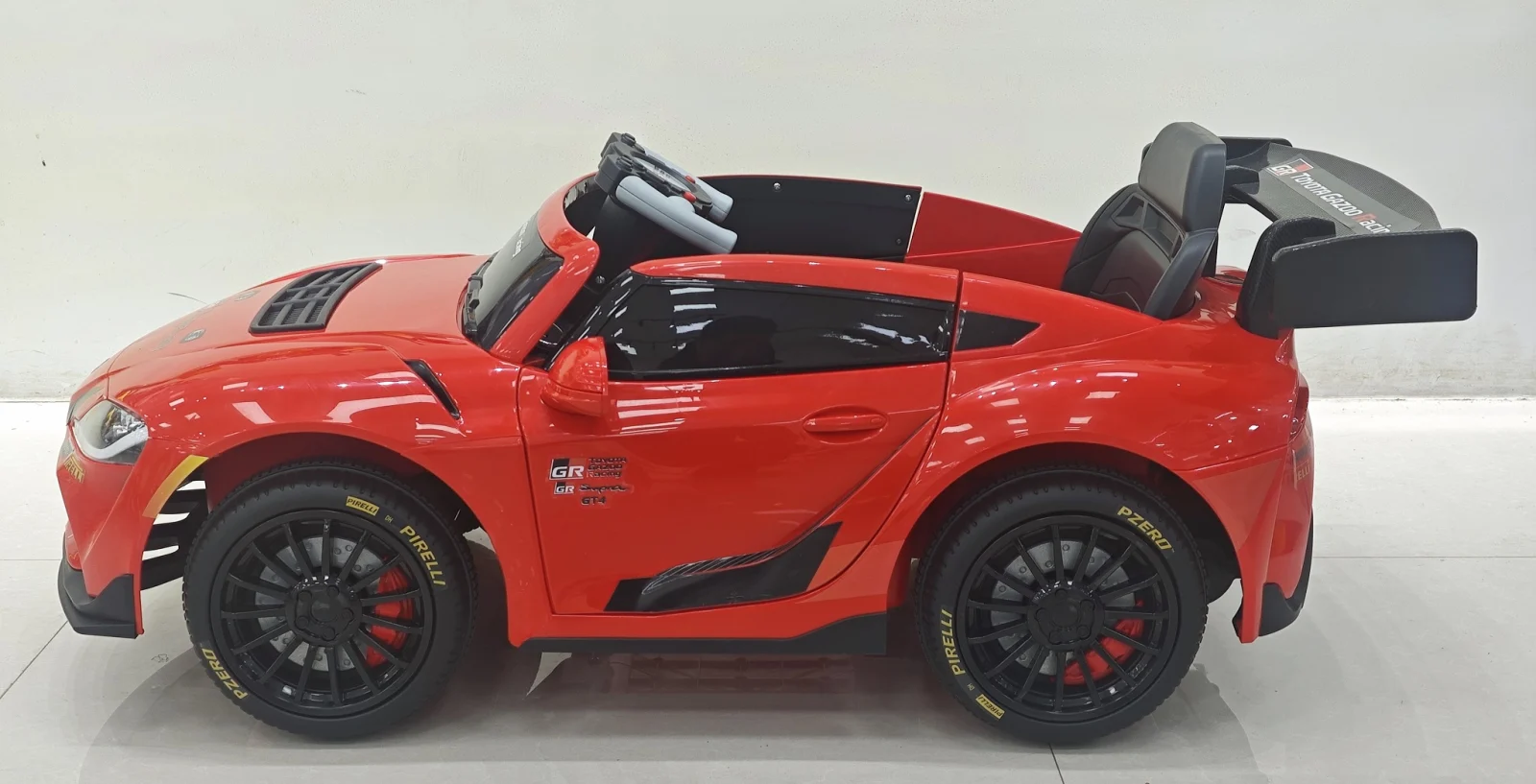 Toyota Supra GR Electric Ride-On Car for Kids, 12V 90W, red [2]