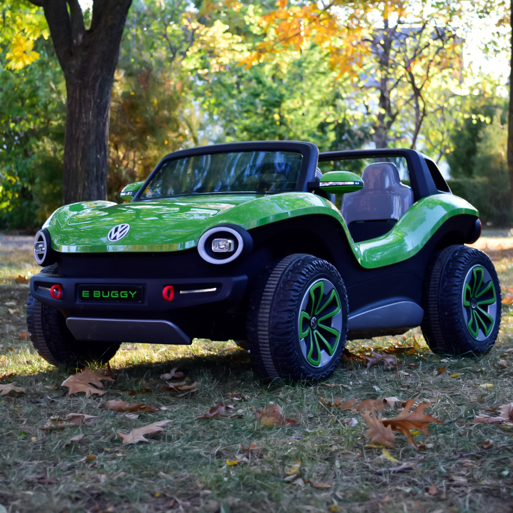 Electric car for children Volkswagen ID Buggy, 2 seats, 90W 12V, green [12]