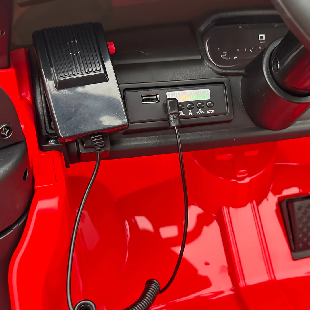 Kids Electric Ride-On Truck, Dodge RAM 1500 RHO, 12V 140W, Premium Edition, Red [10]