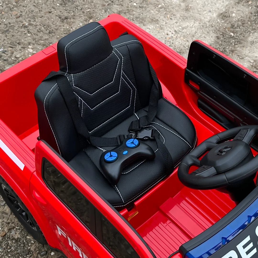 Kids Electric Ride-On Truck, Dodge RAM 1500 RHO, 12V 140W, Premium Edition, Red [8]