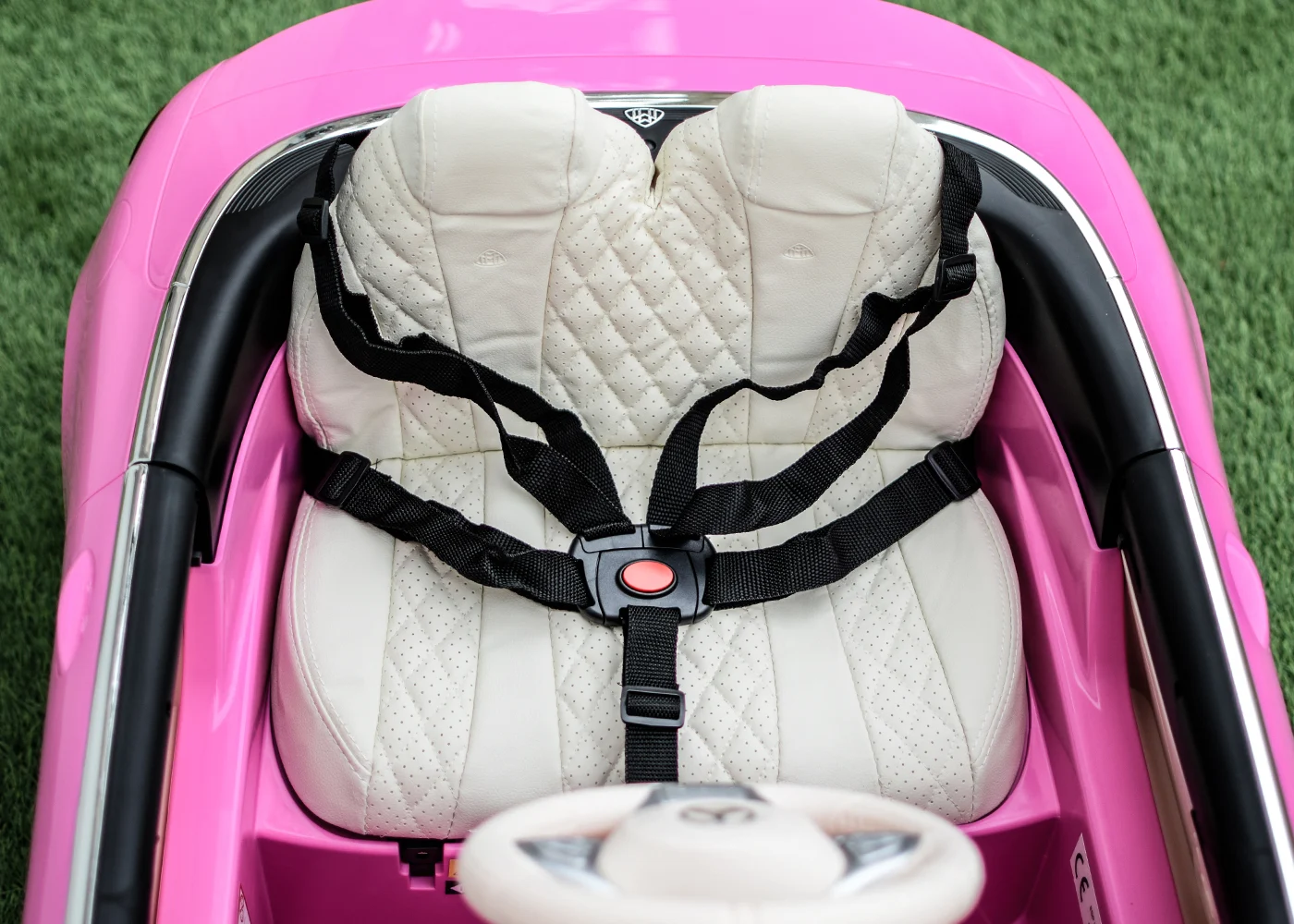 Licensed electric ride-on car for children Mercedes S650 MAYBACH, 70W 12V, premium, pink [13]