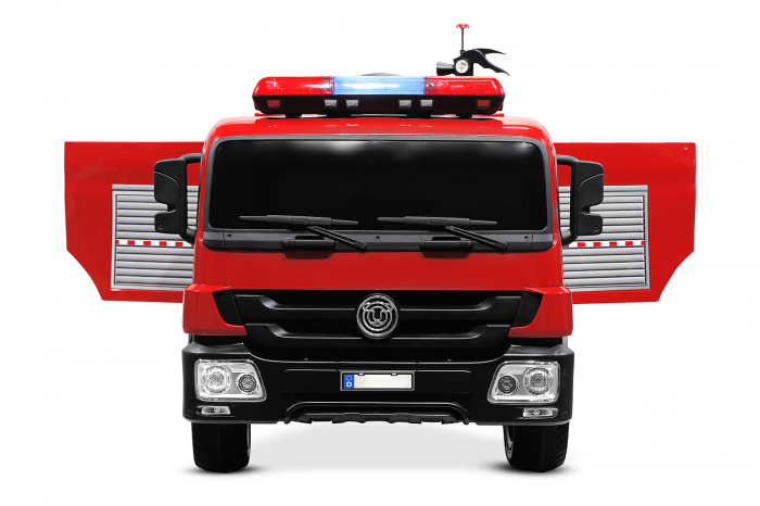 Electric Ride-On fire truck for children between 3-6 years, 90W, 12V, premium equiped, red [3]