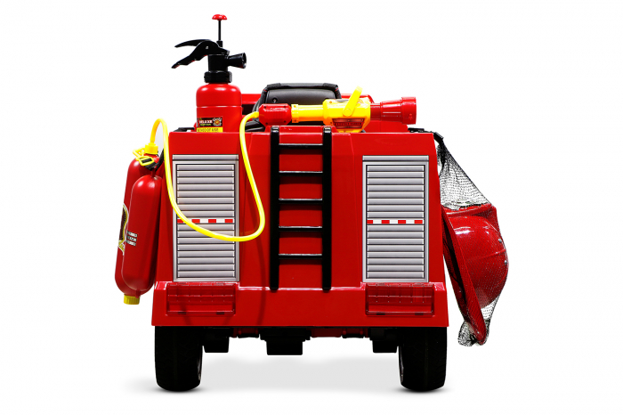 Electric Ride-On fire truck for children between 3-6 years, 90W, 12V, premium equiped, red [2]