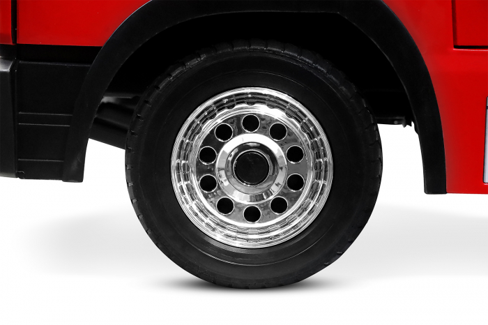 Electric Ride-On fire truck for children between 3-6 years, 90W, 12V, premium equiped, red [9]