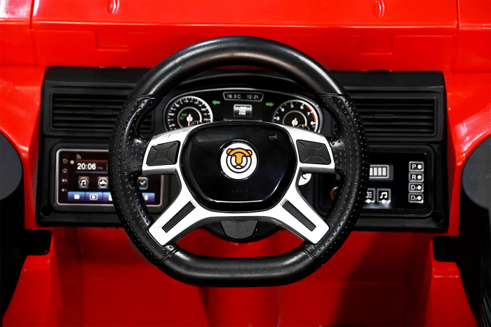 Electric Ride-On fire truck for children between 3-6 years, 90W, 12V, premium equiped, red [13]
