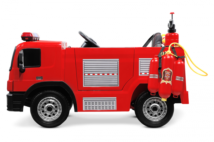 Electric Ride-On fire truck for children between 3-6 years, 90W, 12V, premium equiped, red [7]