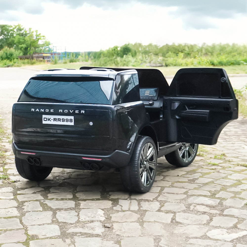 Licensed ride-on car for children Range Rover, 2 seats, 4x4, 160W, 12V 14Ah, premium, black [8]