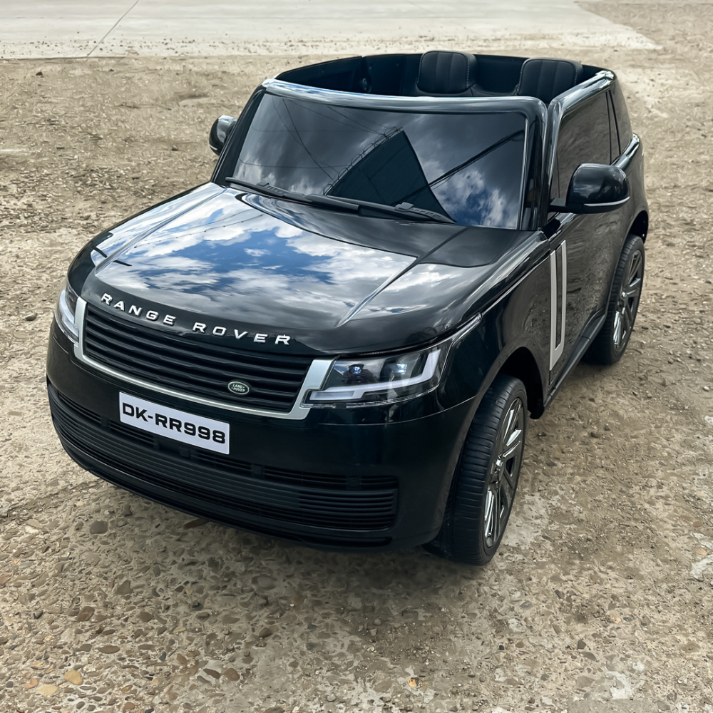 Licensed ride-on car for children Range Rover, 2 seats, 4x4, 160W, 12V 14Ah, premium, black [12]