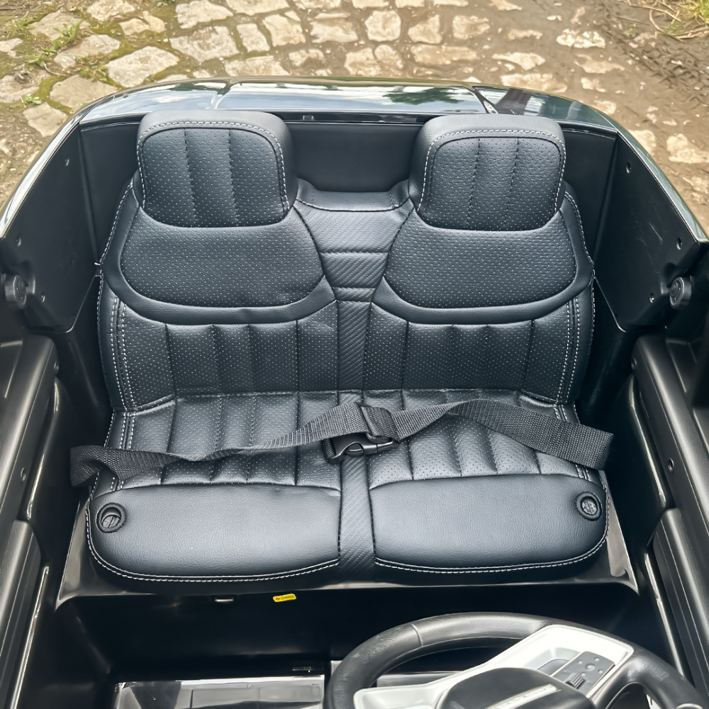 Licensed ride-on car for children Range Rover, 2 seats, 4x4, 160W, 12V 14Ah, premium, black [15]