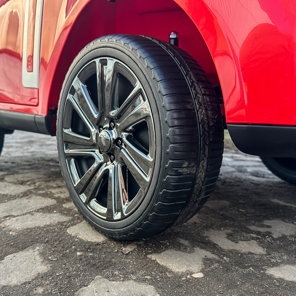 Masinuta electrica Range Rover, 2 locuri, 4x4, 160W, 12V 14Ah, premium, rosie [16]