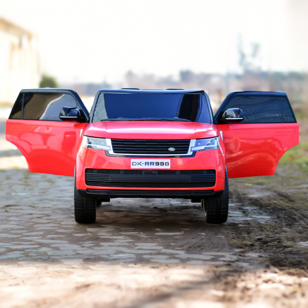 Masinuta electrica Range Rover, 2 locuri, 4x4, 160W, 12V 14Ah, premium, rosie [5]