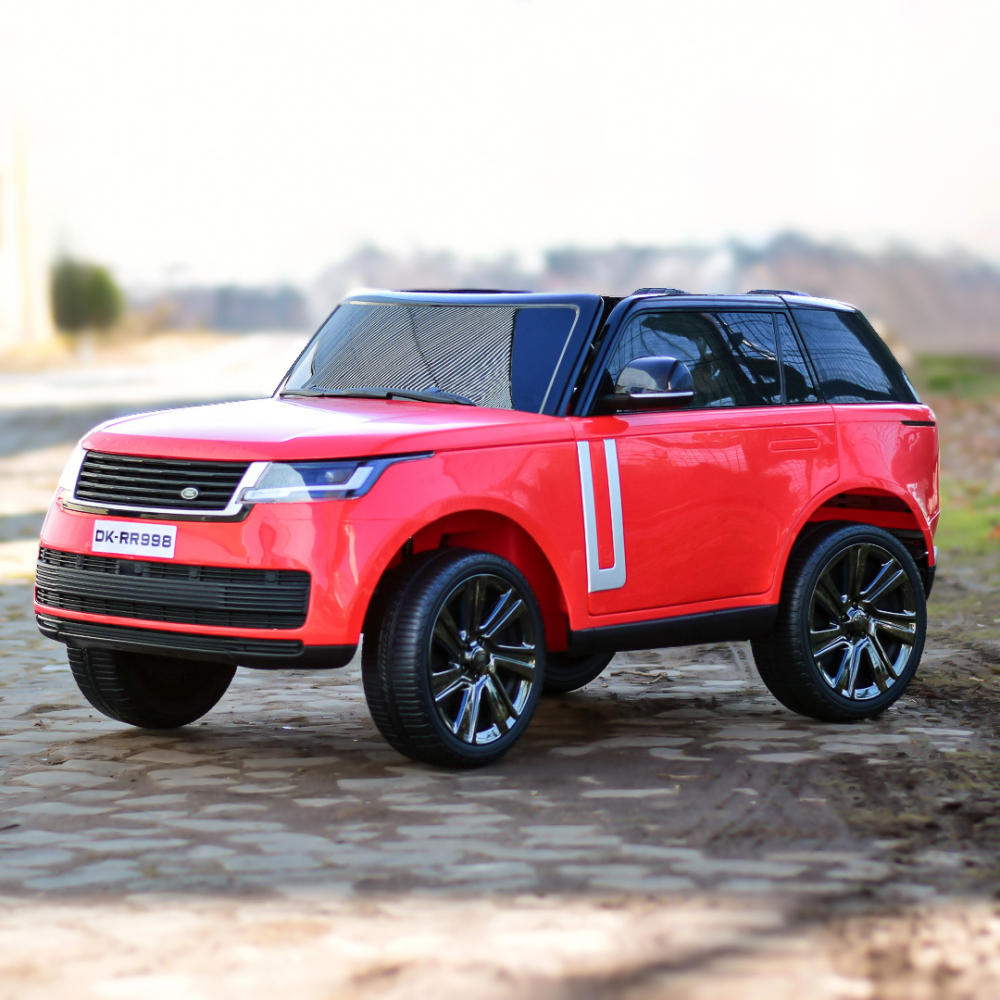 Masinuta electrica Range Rover, 2 locuri, 4x4, 160W, 12V 14Ah, premium, rosie [6]