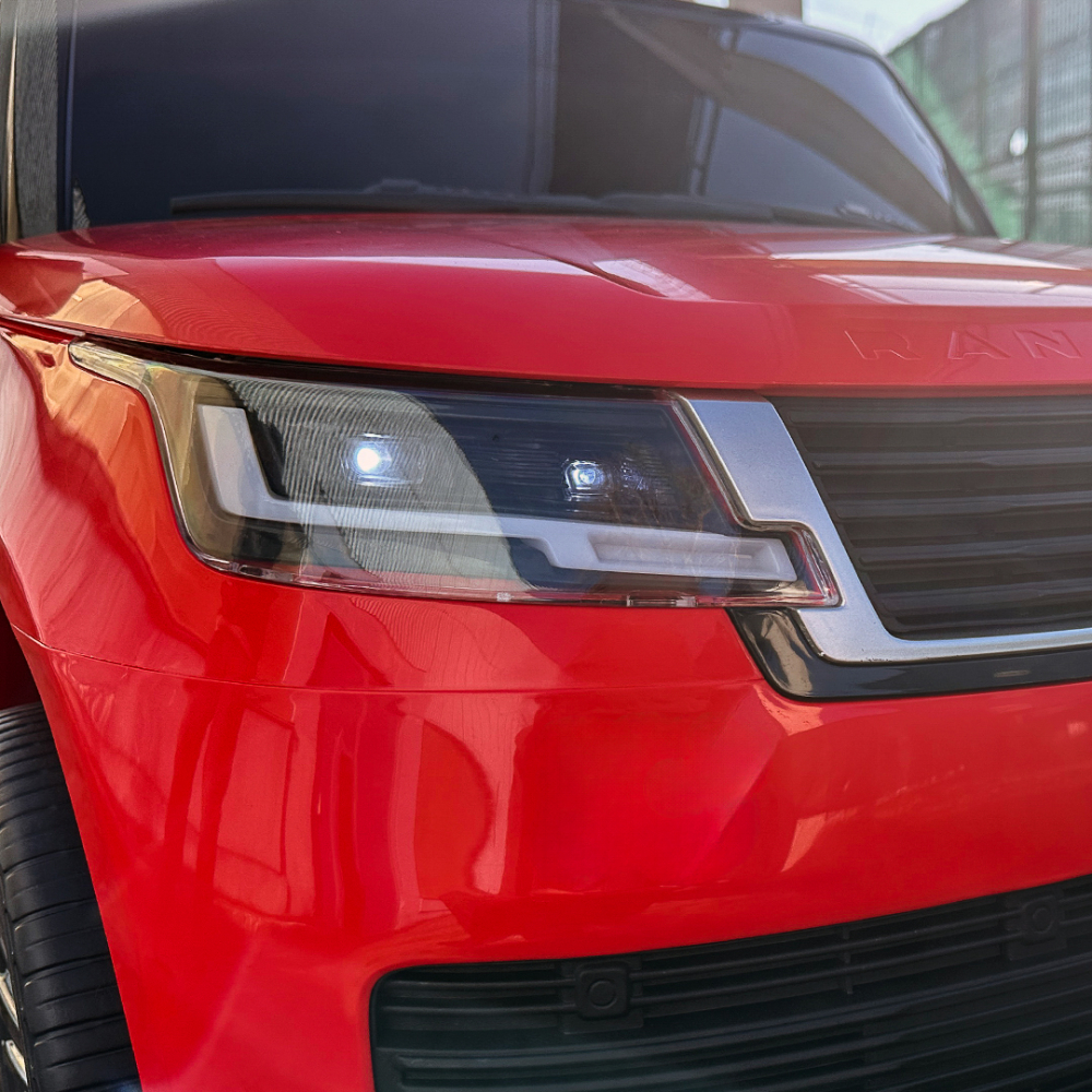 Masinuta electrica Range Rover, 2 locuri, 4x4, 160W, 12V 14Ah, premium, rosie [15]