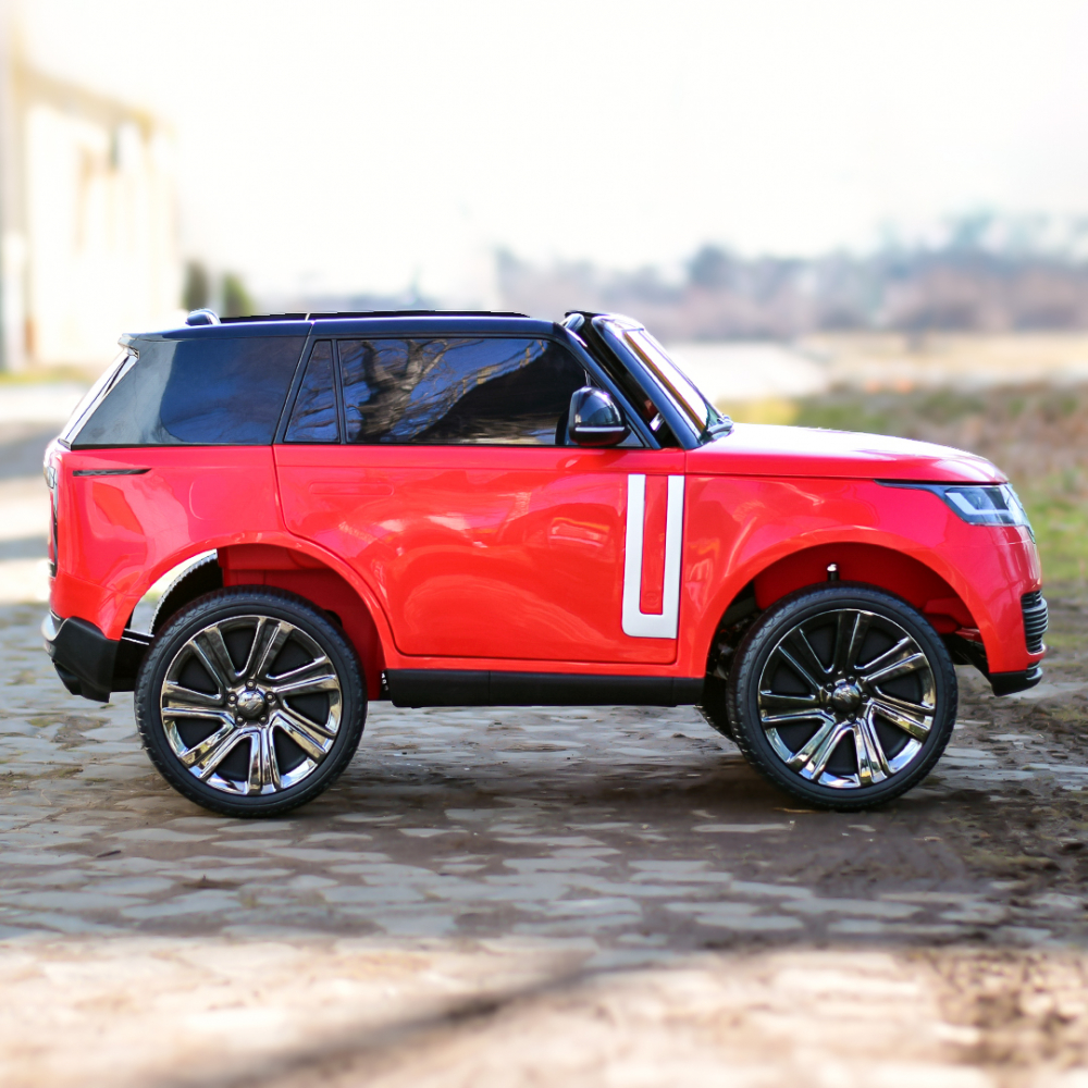 Masinuta electrica Range Rover, 2 locuri, 4x4, 160W, 12V 14Ah, premium, rosie [13]