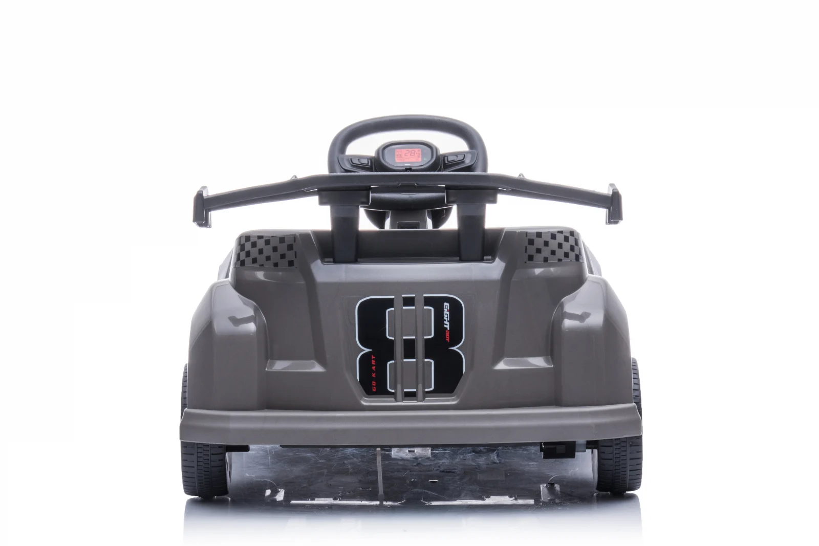 Ride on electric kart type car for children 2-5 years model Race8, 35W 6V, remote control, black [5]