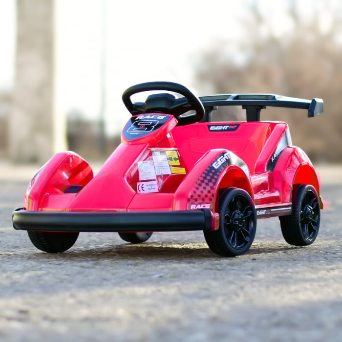 Ride on electric kart type car for children 2-5 years model Race8, 35W 6V, remote control, red [2]