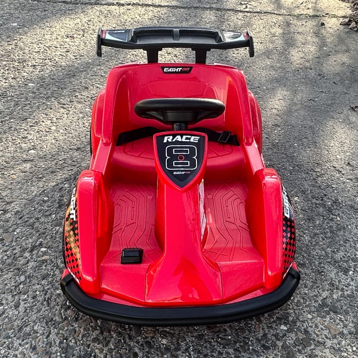 Ride on electric kart type car for children 2-5 years model Race8, 35W 6V, remote control, red [10]