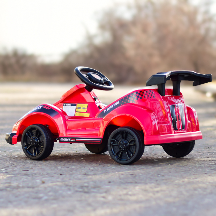 Ride on electric kart type car for children 2-5 years model Race8, 35W 6V, remote control, red [6]