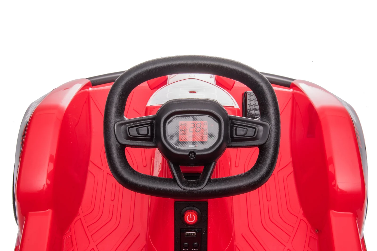 Ride on electric kart type car for children 2-5 years model Race8, 35W 6V, remote control, red [18]