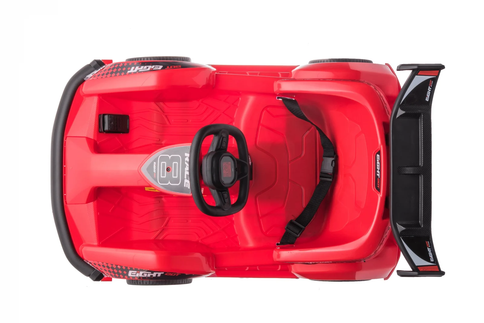 Ride on electric kart type car for children 2-5 years model Race8, 35W 6V, remote control, red [25]