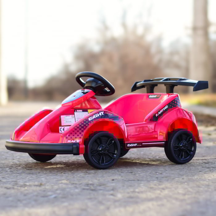 Ride on electric kart type car for children 2-5 years model Race8, 35W 6V, remote control, red [4]