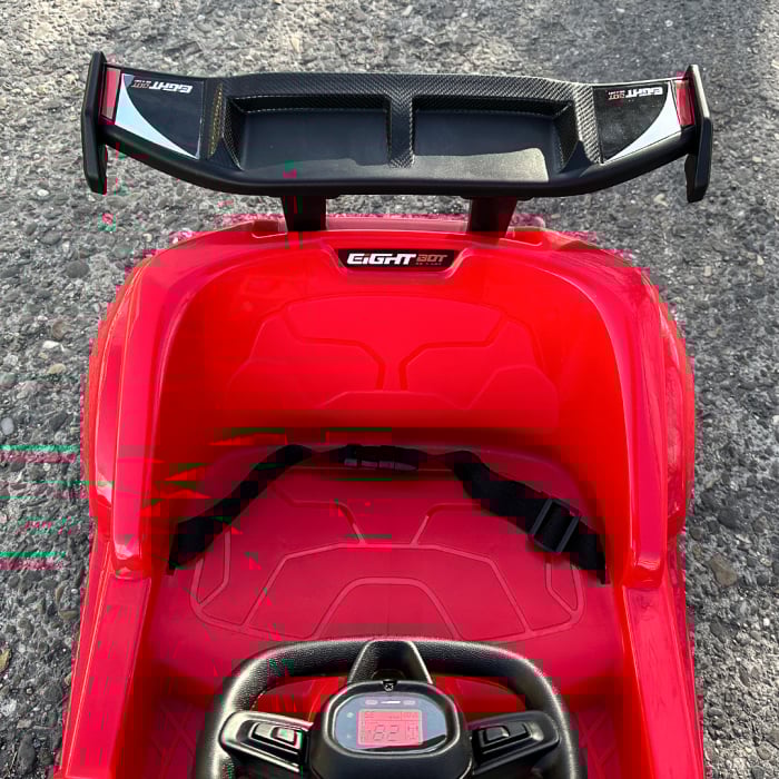 Ride on electric kart type car for children 2-5 years model Race8, 35W 6V, remote control, red [12]