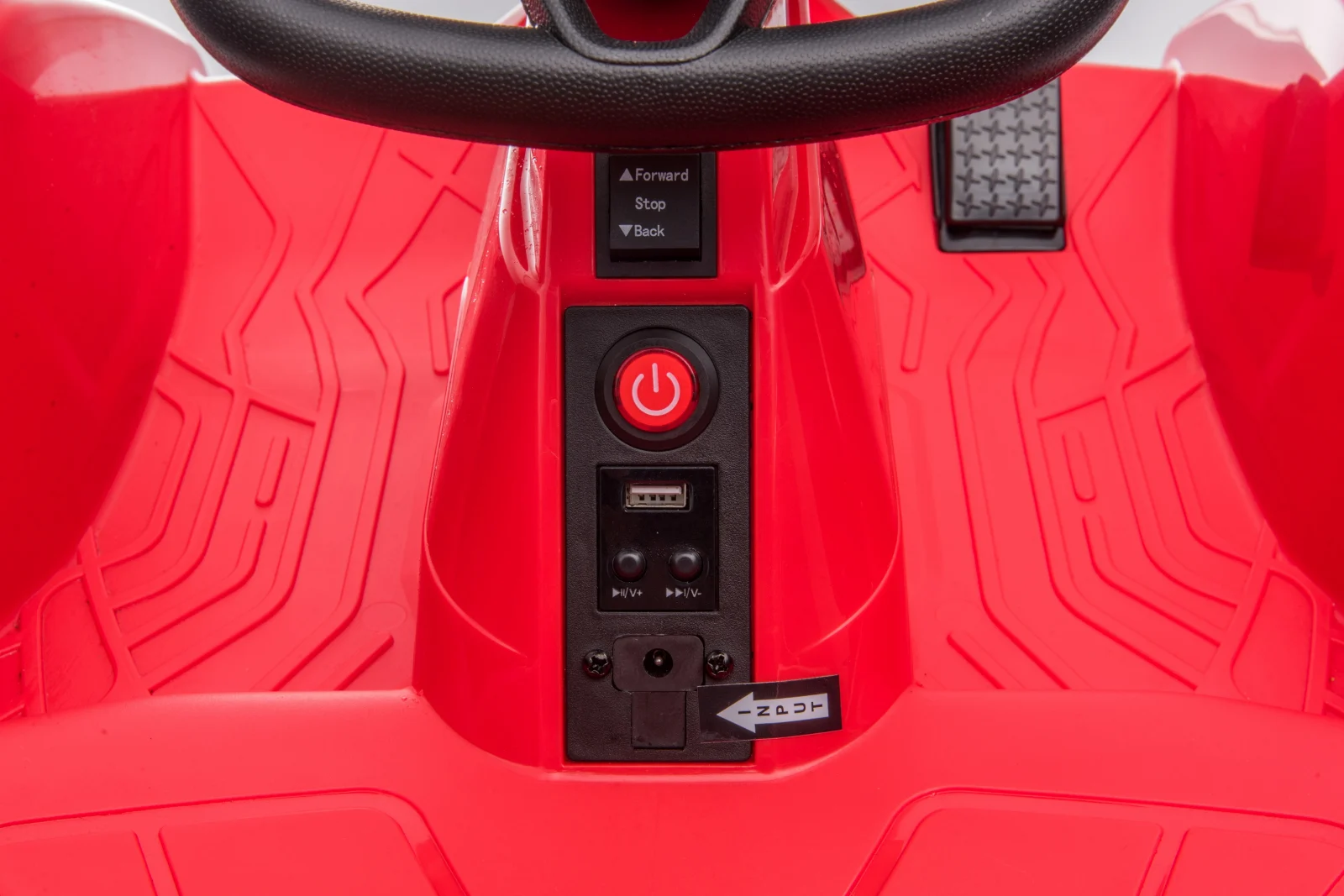 Ride on electric kart type car for children 2-5 years model Race8, 35W 6V, remote control, red [24]