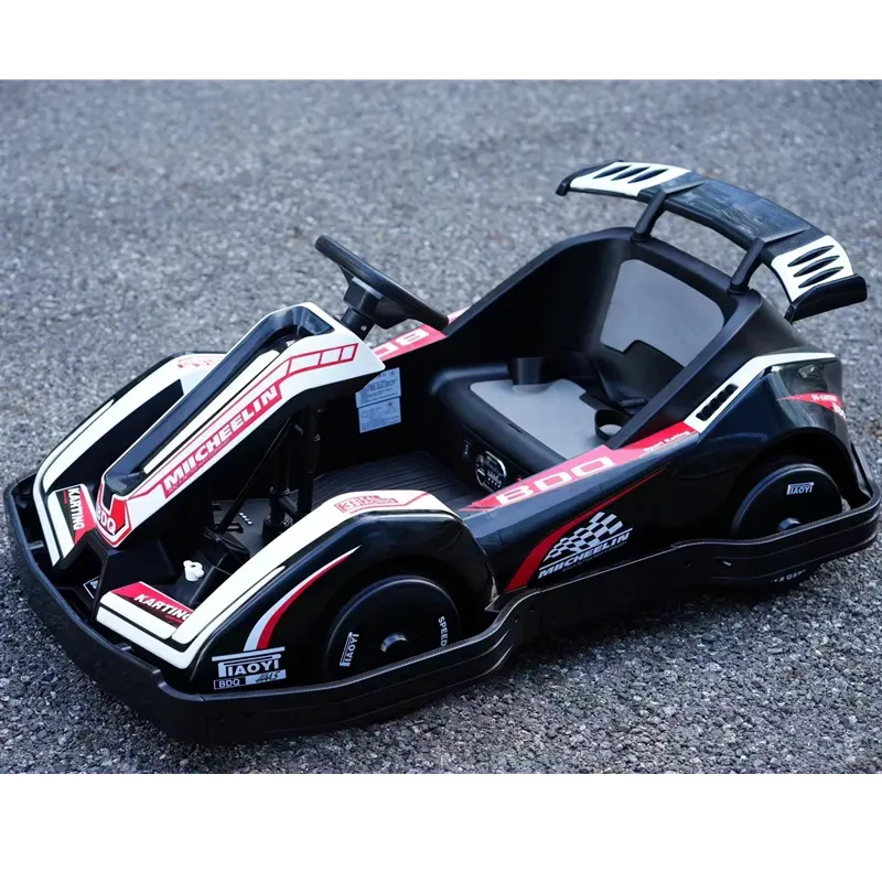 Electric ride-on car for children 3-11 years, Racing Kart, 90W, 12V-7Ah, remote control included, white [2]