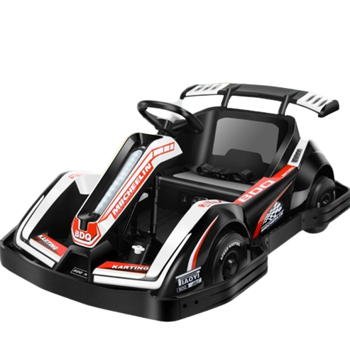 Electric ride-on car for children 3-11 years, Racing Kart, 90W, 12V-7Ah, remote control included, white [1]